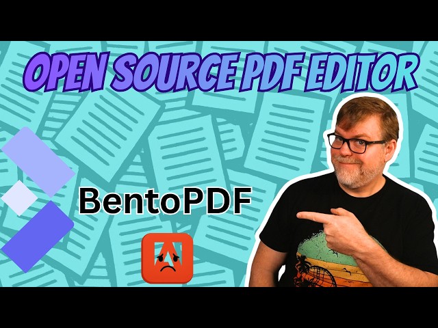 BentoPDF – The Ultimate Self-Hosted PDF Tool (Privacy-First & Powerful!)