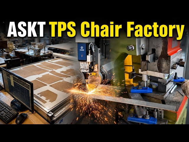 How a Chair Factory Mass Produces Dining Chairs | Complete Manufacturing Process