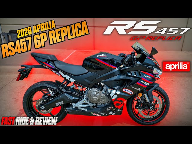 2026 Aprilia RS457 GP Replica FIRST RIDE & REVIEW | WHAT MAKES IT THE ULTIMATE RS457!