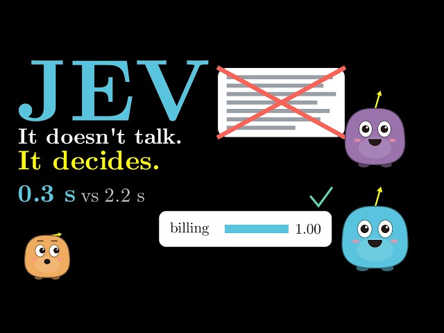 Jev: The AI Model That Doesn't Talk. It Decides | Jev Explained | When to use it?