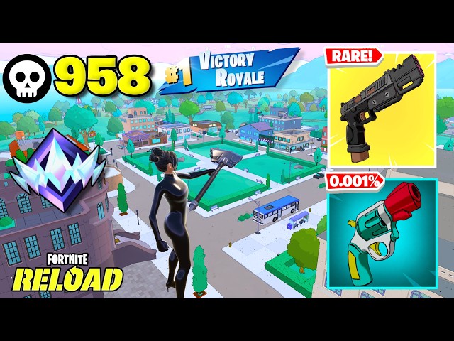 958 Elimination "RANKED RELOAD” Gameplay Wins (Fortnite Chapter 7 PS5 Controller)
