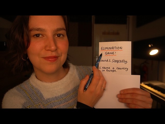 ASMR Elimination Game | Eyes Closed Games
