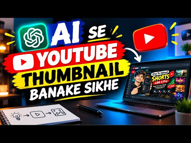 Ai Se Professional YOUTUBE Thumbnail Kaise Banaye?