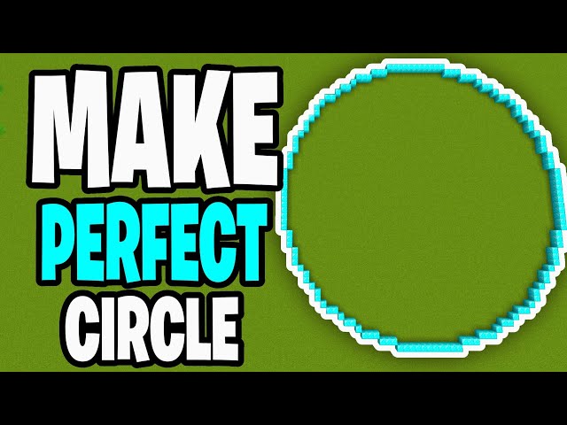 How To Make Perfect Circle In Minecraft! - Java & Bedrock