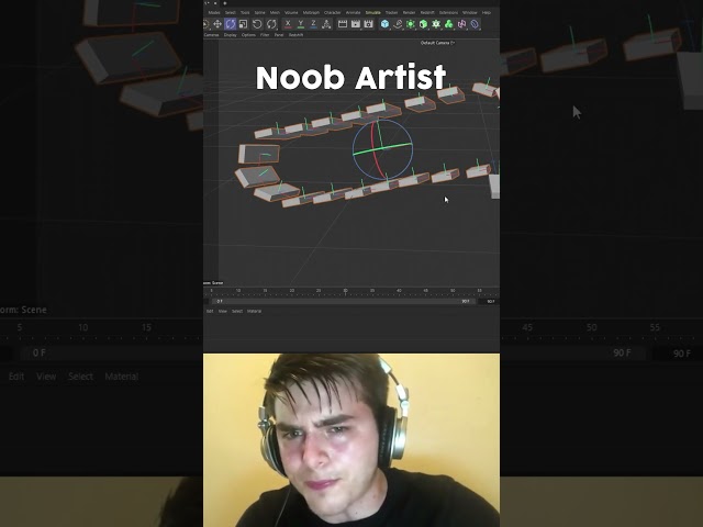Noob vs Pro artist : creating tracks