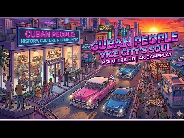 We Play GTA Vice City Before GTA VI - #8 - Cuban People (4K 60FPS PS5 PRO) English/Polish Subtitles