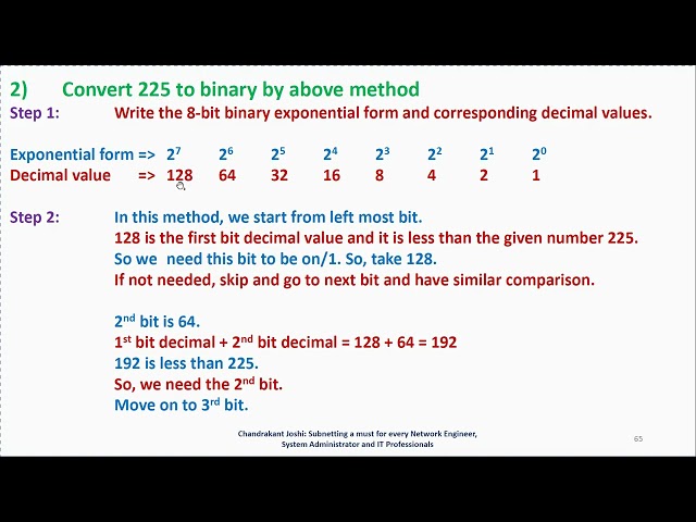 5 Converting Decimal to Binary