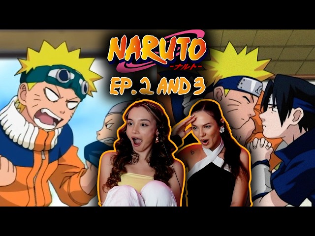 Naruto Ep. 2 and 3 REACTION | My Name Is Konohamaru! | Sasuke and Sakura: Friends or Foes? |
