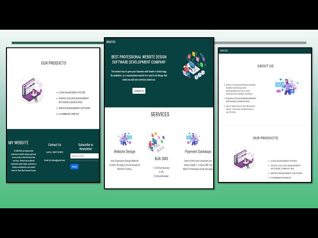 Responsive Website | One-Page-Website | BOOTSTRAP 5.0 | PRAROZ