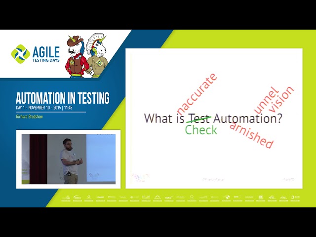 Automation in Testing - Richard Bradshaw (Agile Testing Days 2015)