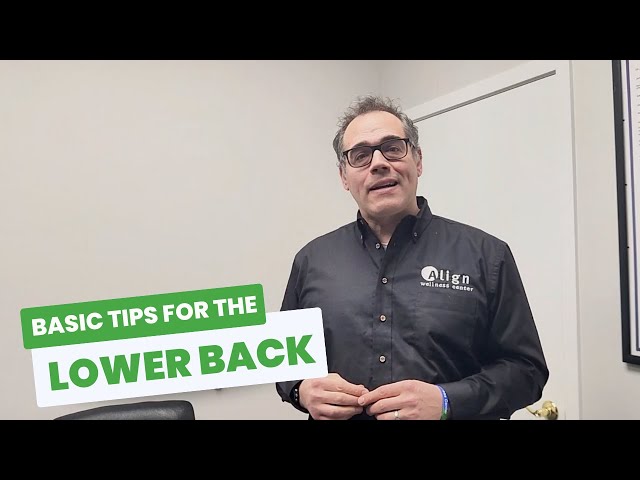 Basic Tips For Lower Back Pain