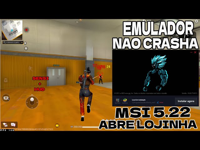 MSI Emulator 5.22 🎉 Doesn't Crash ✅ Best for Weak PCs, FF V7A + X86 + Updated Sensitivity ✅
