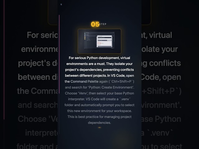 🔥 VS Code Setup for Python: Boost Your Coding Game! 🚀 #Shorts