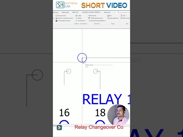 Relay changeover contact create in graphic|| Eplan Tips And Tricks Tutorial.