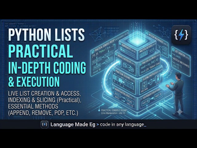 Python Lists Practical Guide: Indexing, Slicing & Methods