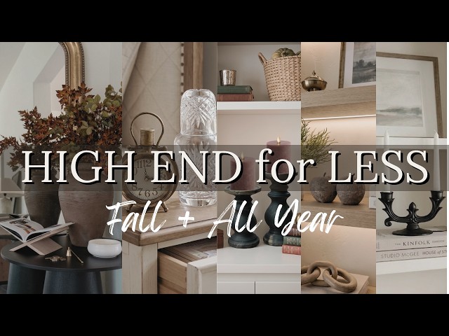 High End DIY Fall Decor You Can Use All Year | Designer Dupes on a Budget
