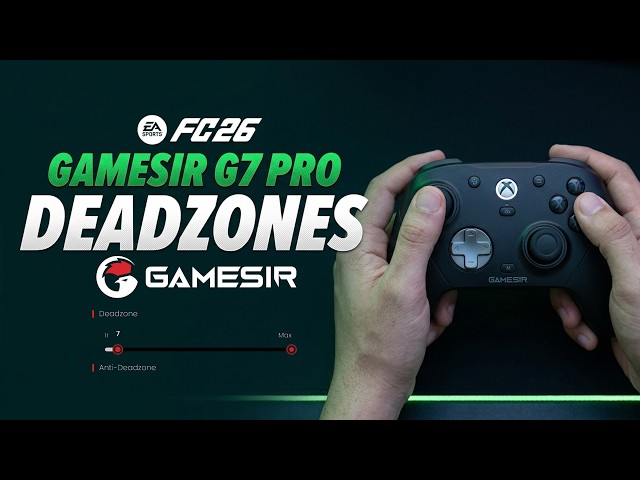 🎮⚽UPDATED GAME SIR G7 PRO SETTINGS FOR FC 26 (PC)