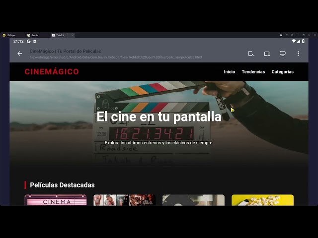 Crear web HTML con TrebEdit e IA