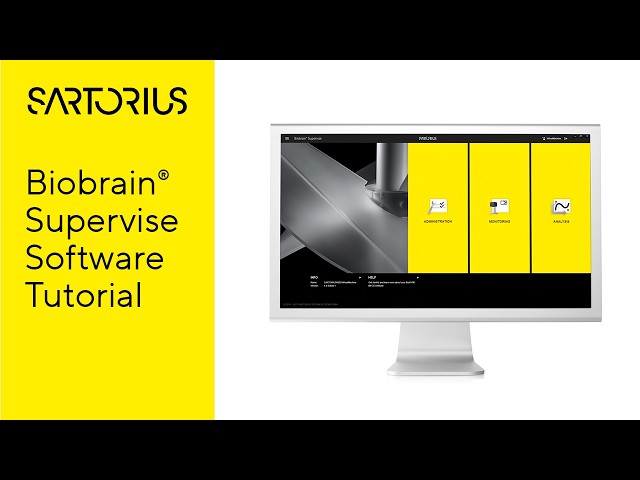 Biobrain® Supervise Software Tutorial - Learn with Sartorius