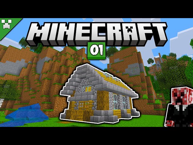 Minecraft Survival Episode 1 | Humble Beginnings! (Python's World)