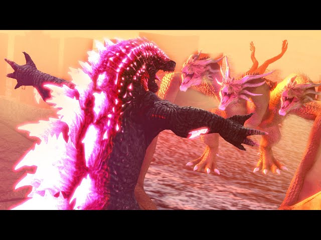 Godzilla Evolved vs King Ghidorah
