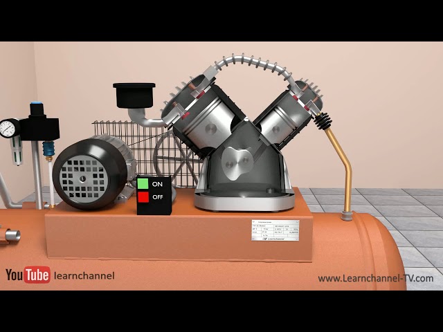 How does an Air Compressor work? (Compressor Types) - Tutorial Pneumatics