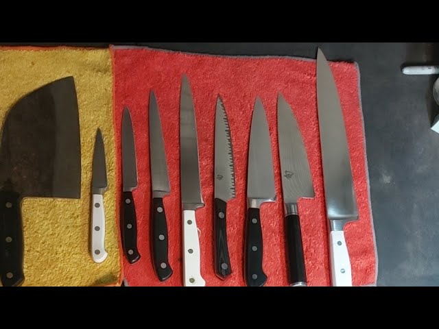 Sharpening Knives for a Chef