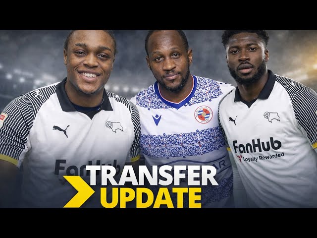 BUSY Day at Pride Park! Derby Tie Down Key Youth Player, Sanction Loan & US International OUT?