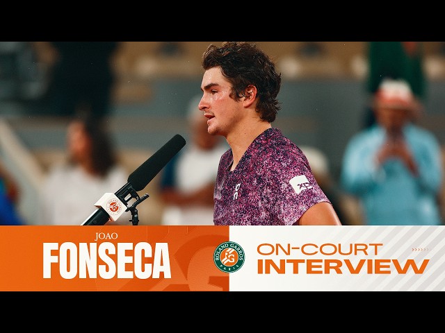 Joao Fonseca | Round 4 on-court Interview | Roland-Garros 2026