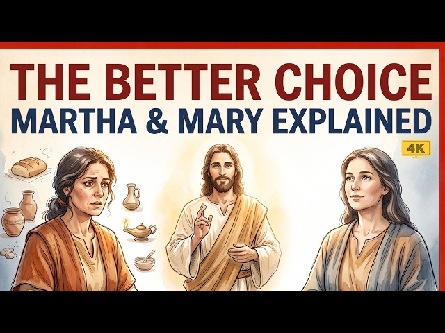 Martha and Mary : “Why Jesus Said No to Busy Service”