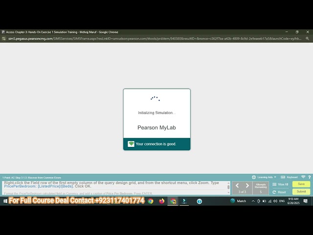 Access Chapter 3 Simulation Training | Access Simulation Training