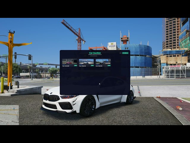 FiveM Car Auction Script For QBcore & ESX [Open Source]