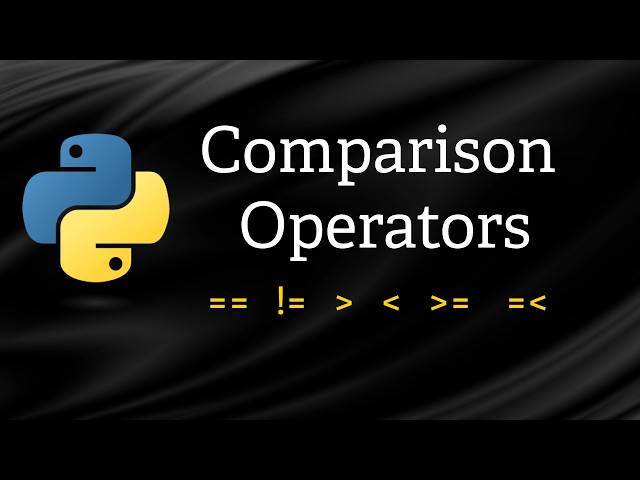 Master Python Comparison Operators in VS Code | Python Wala Dost