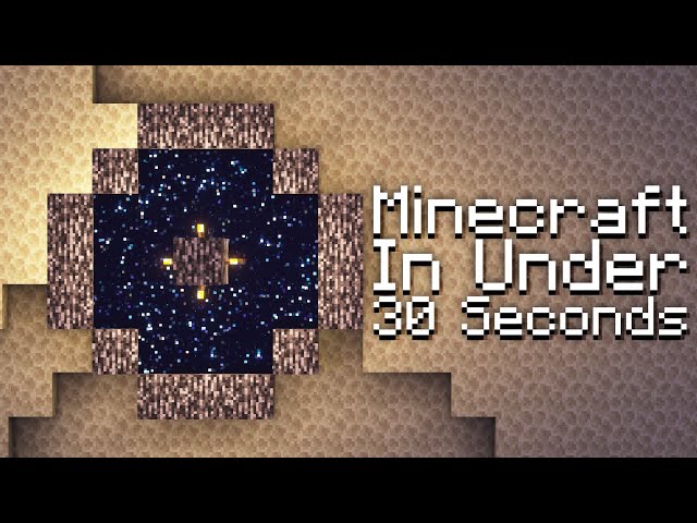 Minecraft Beaten In 28 Seconds [Any% Glitchless TAS]