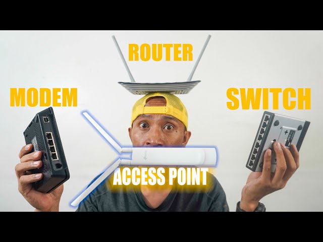 EXPLAINED! What's The Difference?? Modem vs Router vs Switch vs Access Point vs Repeater