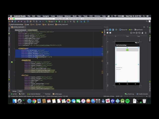Android Tutorial: Layouts & LayoutParams