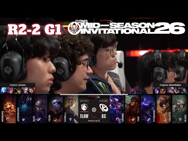 TLAW vs KC - Game 1 | Round 2 LoL MSI 2026 Play-In Stage | Team Liquid Alienware vs Karmine Corp G1