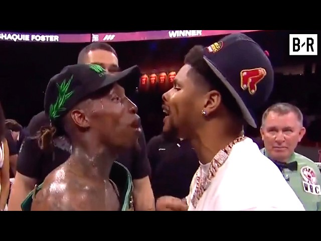 Shakur Stevenson & O’Shaquie Foster Got HEATED After the Fight