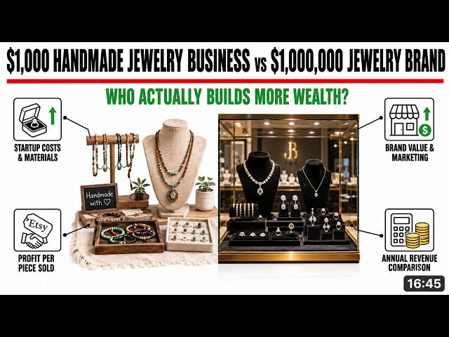 The Economics of Owning a $1,000 Handmade Bench vs $1,000,000 Jewelry Brand