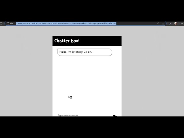 How to create a Chatting Bot using HTML, Java Script