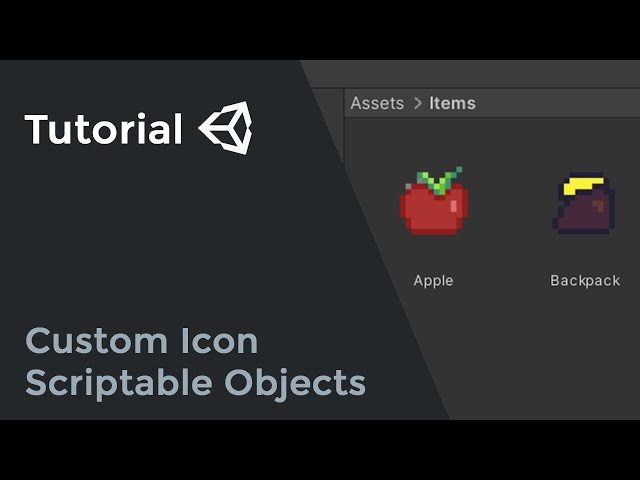 Unity - How to add a custom icon for a Scriptable Object