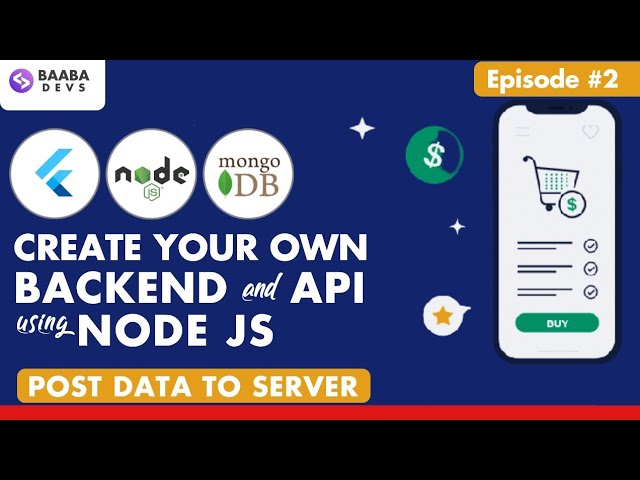 Node JS POST REST API | Flutter Node JS Backend | Node JS Tutorial | Flutter Tutorial