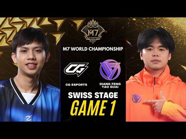 CG ESPORTS vs DIAN FENG YAO GUAI GAME 1 M7 SWISS STAGE DAY 3 | CG vs DFYG