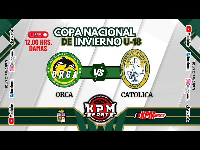 ORCA vs CATOLICA / FINAL - COPA NACIONAL DE INVIERNO