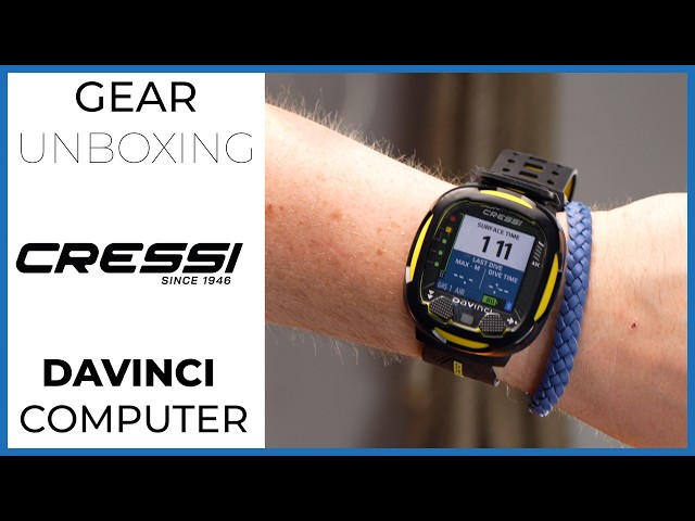 Cressi DaVinci Colour Dive Computer #Unboxing #Review