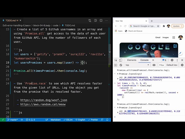 JavaScript Promise.all, race, and allSettled with Examples