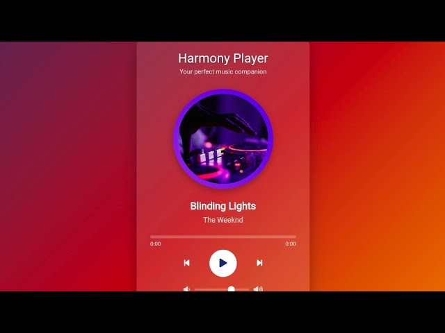 🎵 Build a Modern Music Player Website using HTML, CSS & JavaScript | Full Project Tutorial
