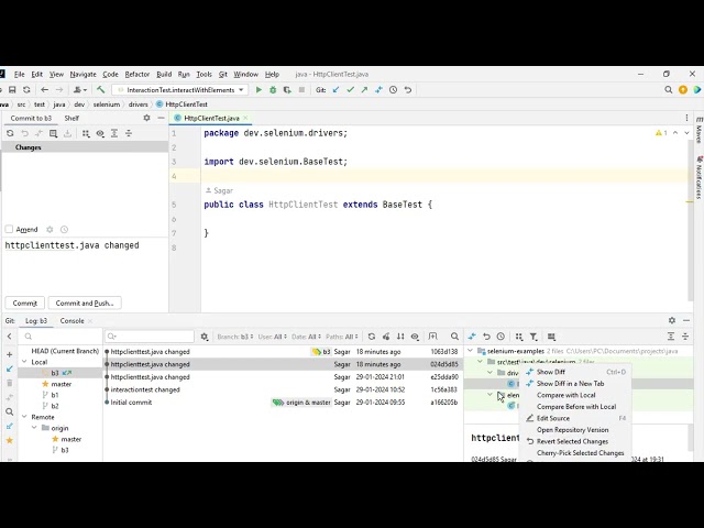 How to rollback git changes in Intellij IDEA project   revert changes in specific commit