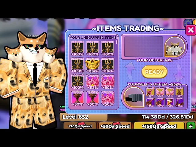 Trading for the FIRST TIME in +1 Speed Keyboard Escape
