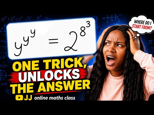 Only one clever idea unlocks this exponent equation.